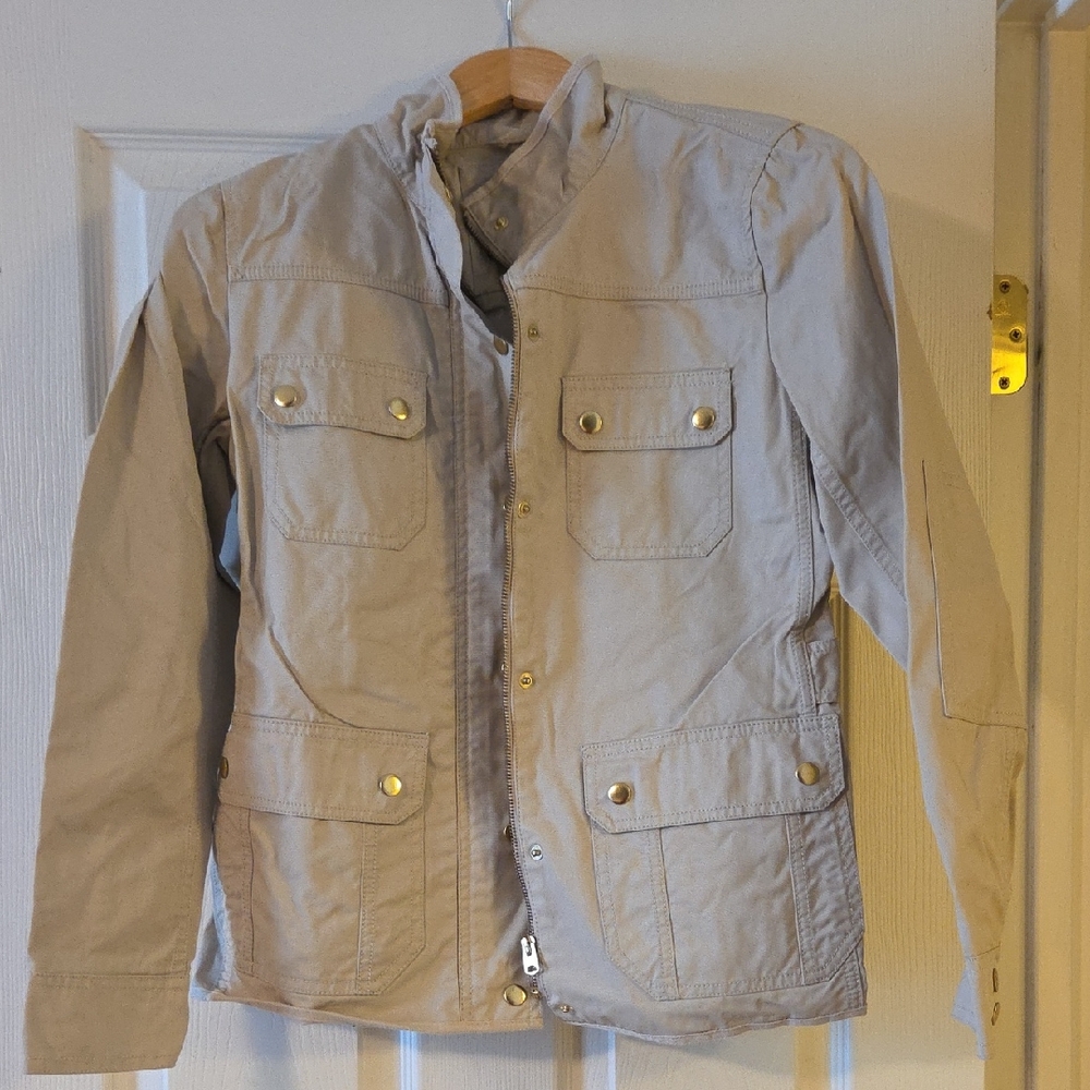 J. Crew Tan Utility Jacket
